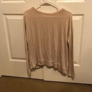 Open back cropped Sweater